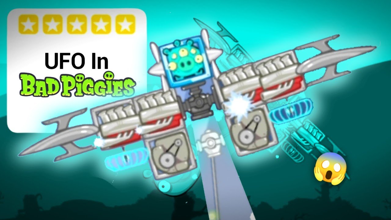  This UFO Breaks Bad Piggies Physics 😱