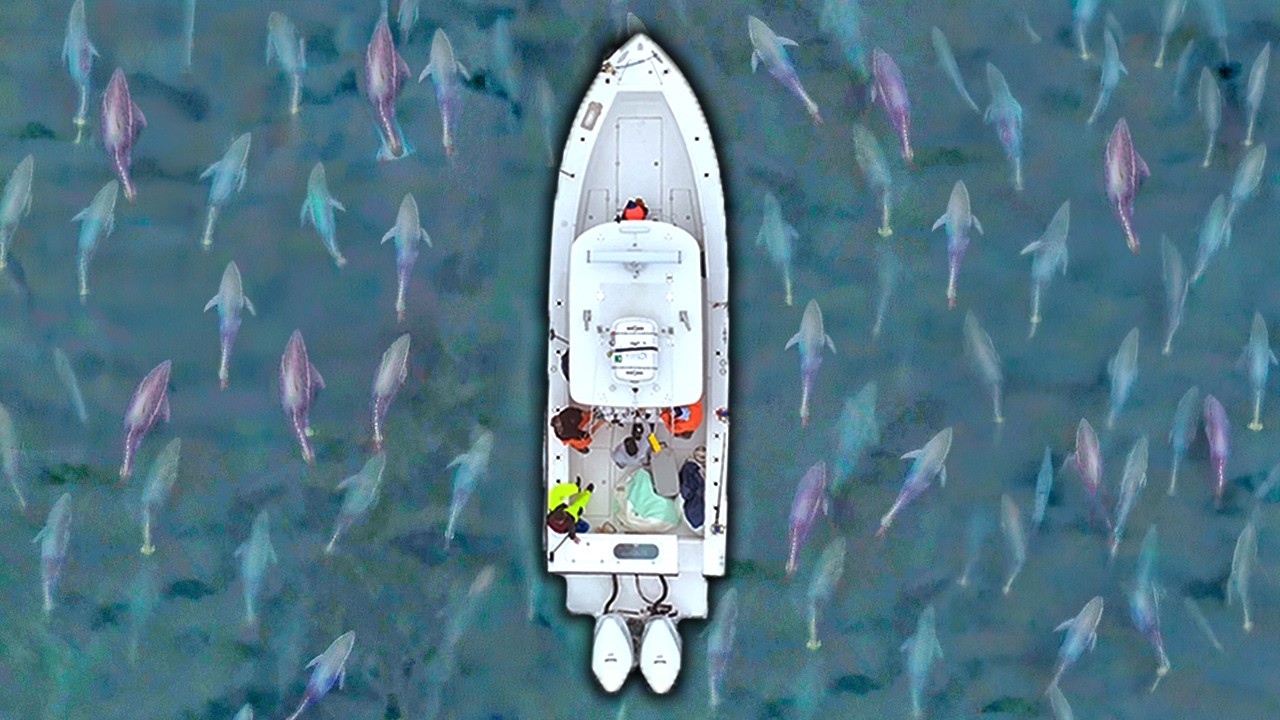 В окружении голубого тунца (рыбалка на гигантского тунца)