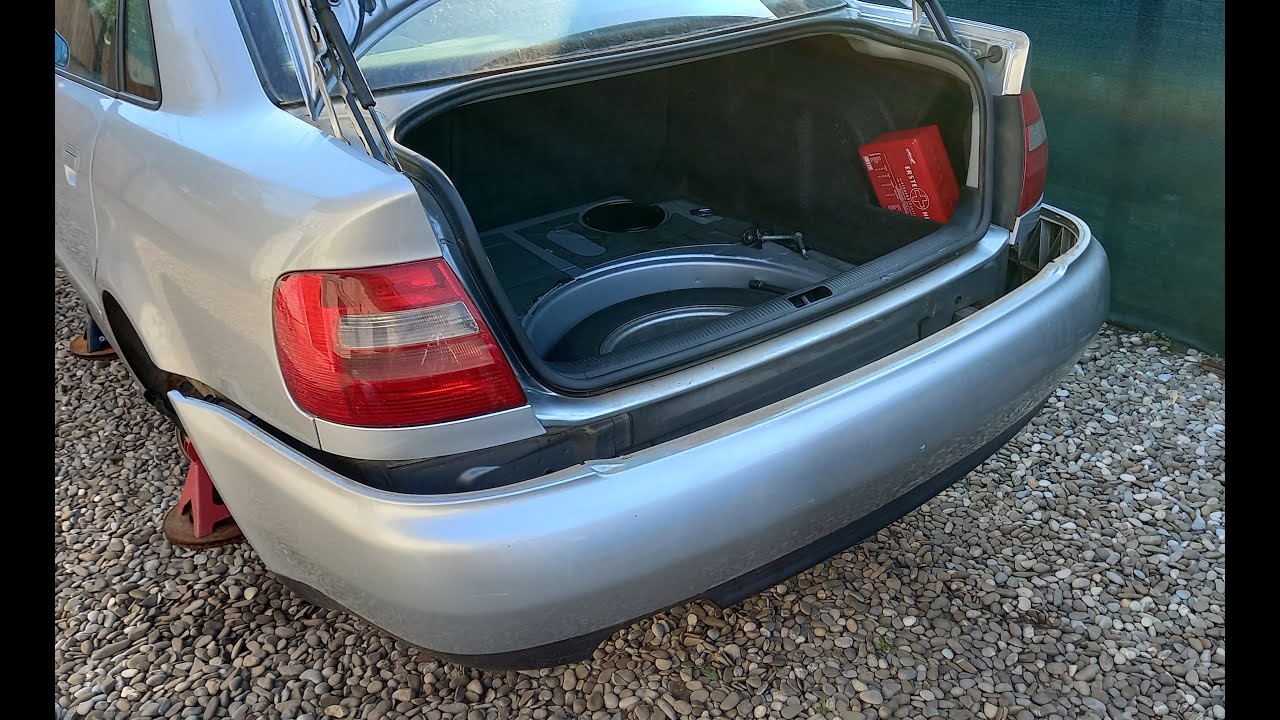 Cum se demonteaza bara spate AUDI A4 B5/How to remove the rear bumper AUDI A4 B5