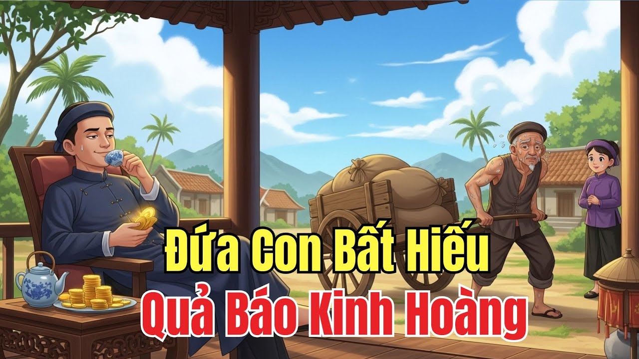 Ép Cha Nghèo Gánh Xui Thay Mình, Đại Gia Nhận Quả Báo Kinh Hoàng Trong Đêm Bão