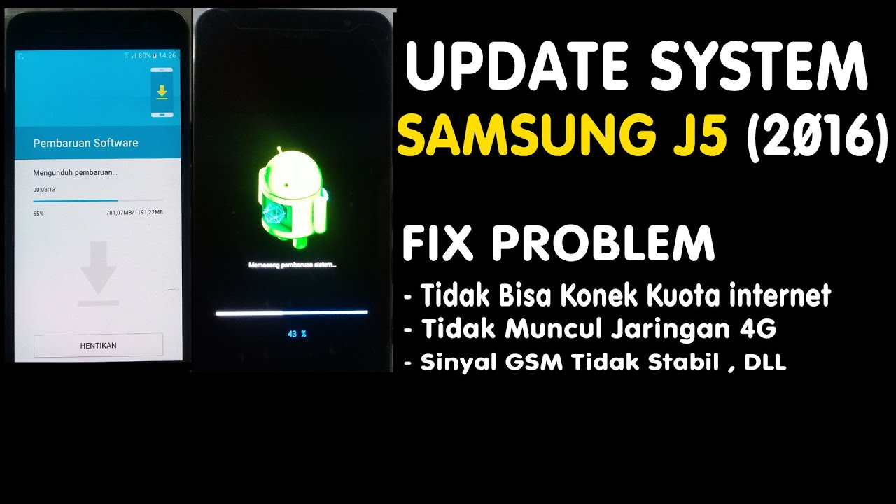 Cara Update System Samsung Galaxy J5 2016