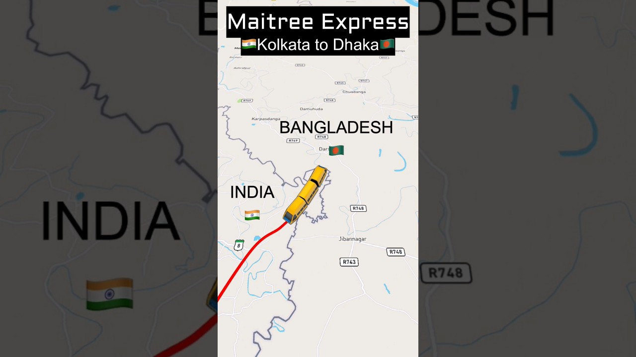 Maitree Express 13109 | Kolkata🇮🇳 to Dhaka🇧🇩