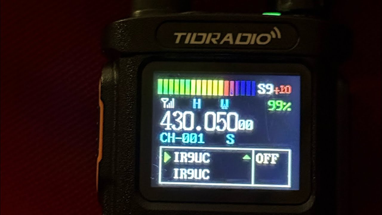 Tidradio TD H8  come avere la frequenza Air Band