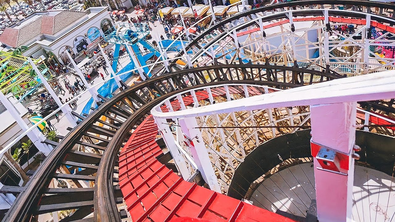 8 ЛУЧШИХ аттракционов в парке Белмонт | Giant Dipper | Beach Blaster | Подробнее