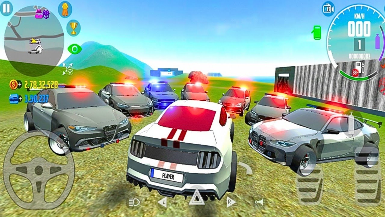 As Soon As I Stole Mustang GT The Police Caught Me 😯😈 || Car Simulator 2 Gameplay 🇮🇳