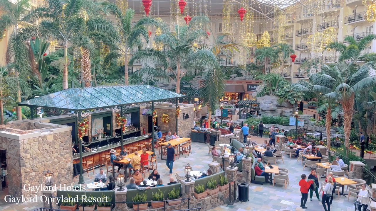 Gaylord Opryland Resort 4K Walking Tour. @Nashville, TN 