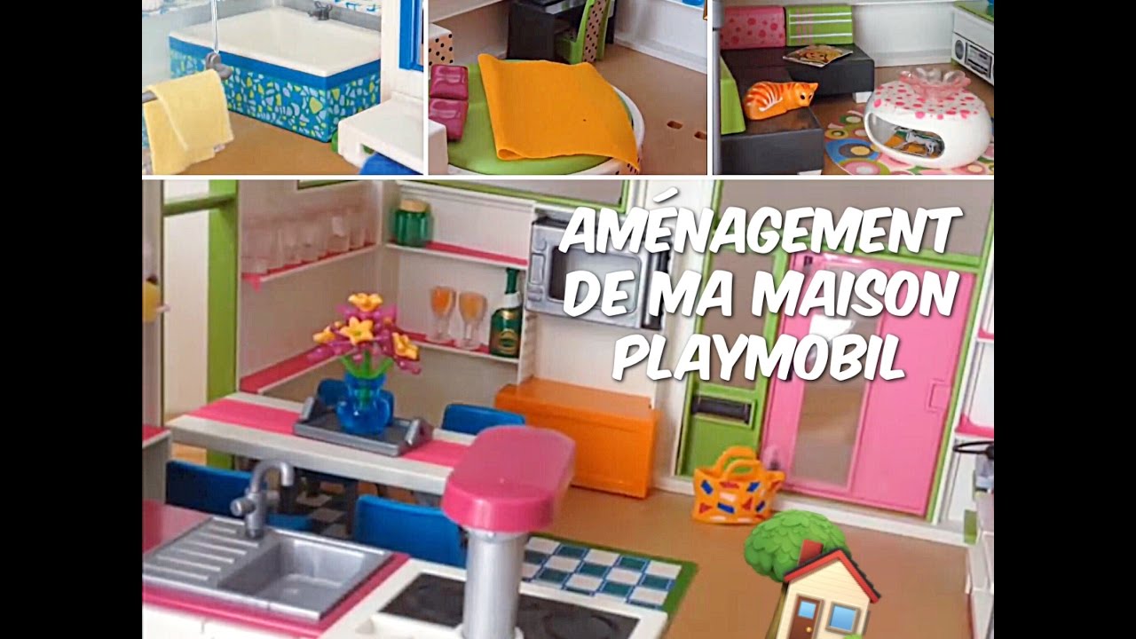Aménagement de ma maison moderne playmobil 🏡