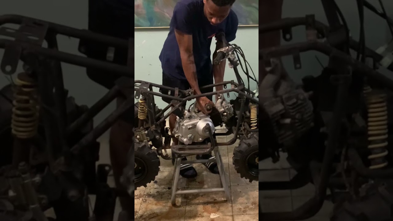 110cc Chinese ATV Motor Installation