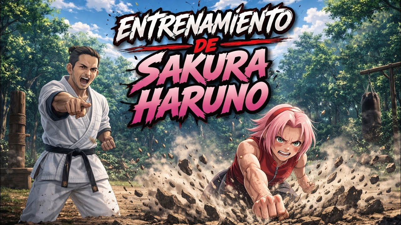SAKURA HARUNO entrenameitno de FUERZA | Shanaro | Naruto