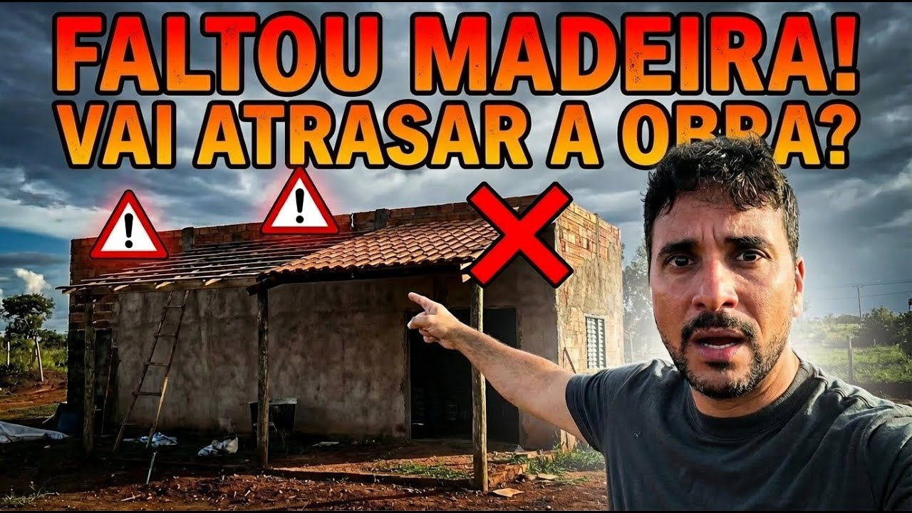 FALTOU MADEIRA! O que fazer quando o Material da Cobertura Acaba?