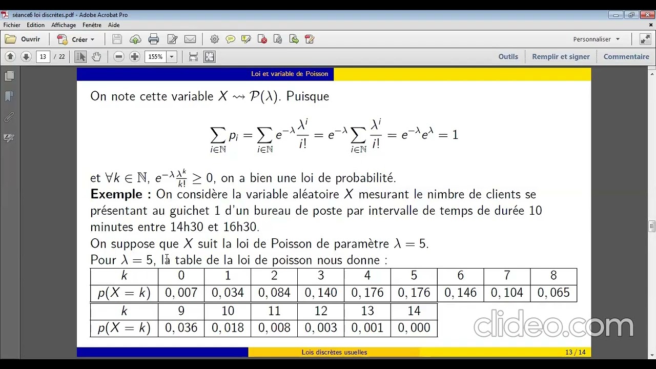 [PREPA 1 - 2025 / 2026] [BG] [Probabilité] Les lois usuelles de probabilité