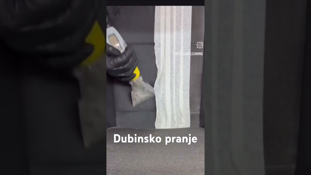 Dubinsko pranje sedista detailing #automobile #detailing #cleaning