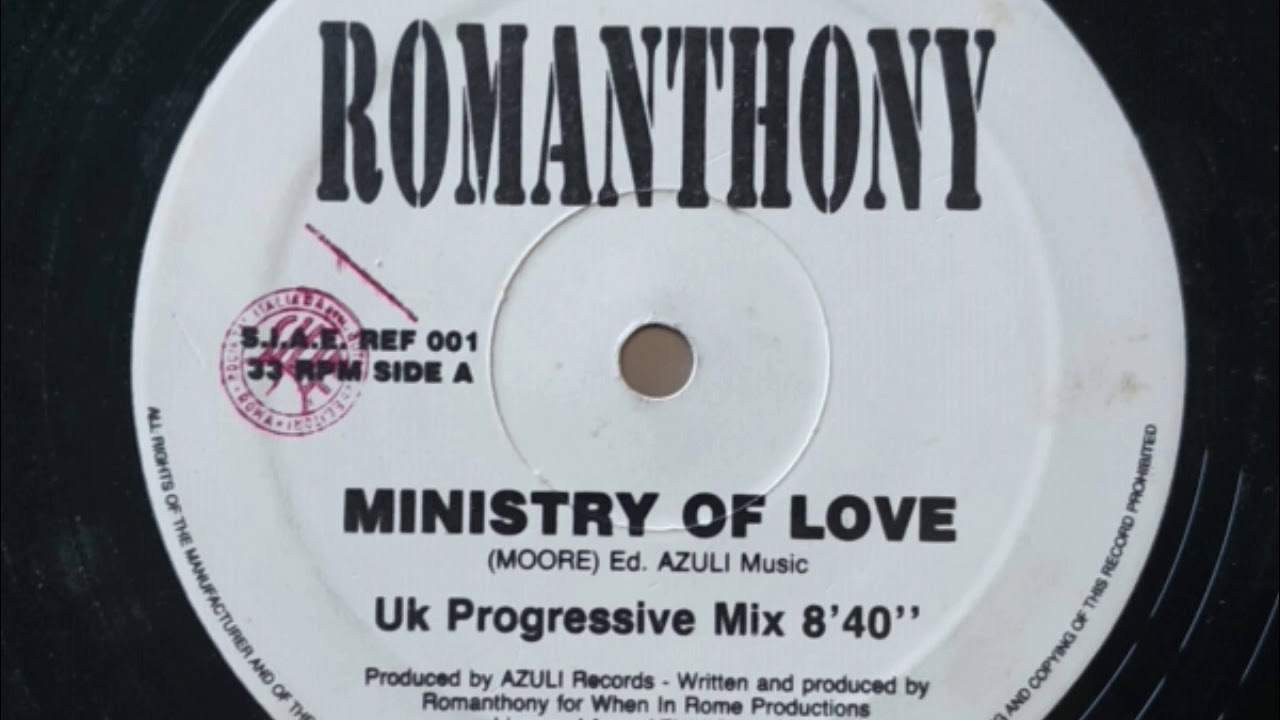 Romanthony - Ministry Of Love (UK Progressive Mix)