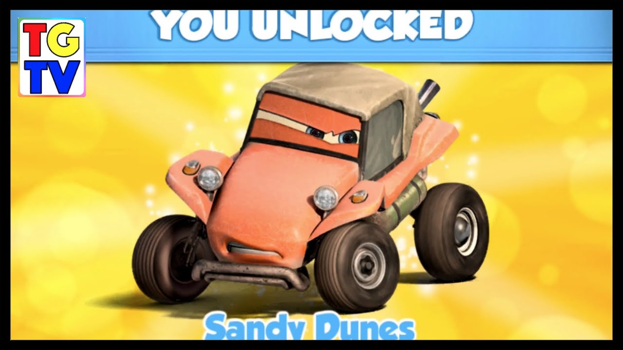 Disney Pixar Cars RS 500 Sandy Dunes Unlocked | Cars Fast as Lightning