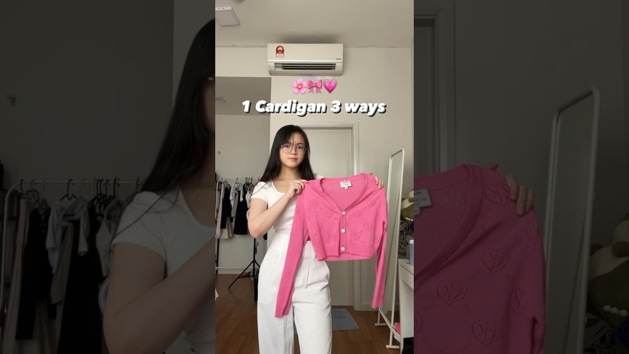 1 Cardigan 3 Styles🌷