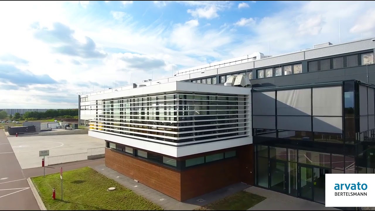 Our distribution center in Landsberg from above