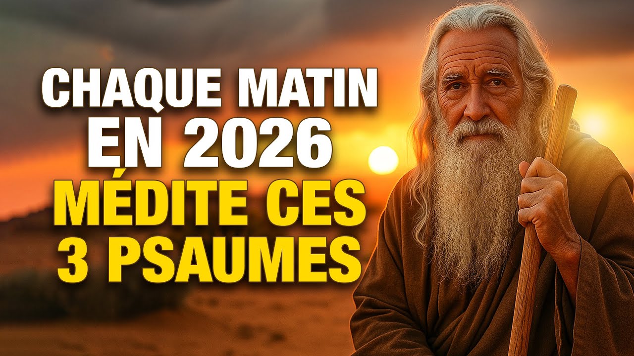 Chaque matin en 2026, médite ces 3 psaumes pour te protéger et te fortifier pendant la journée