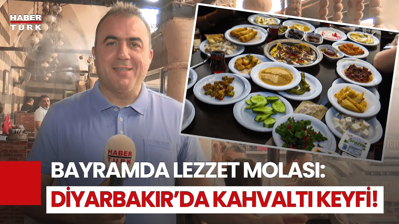 Diyarbakır’da Bayram Kahvaltısı Geleneği Sürdü! İkinci Gün Yoğunluğu Kamerada