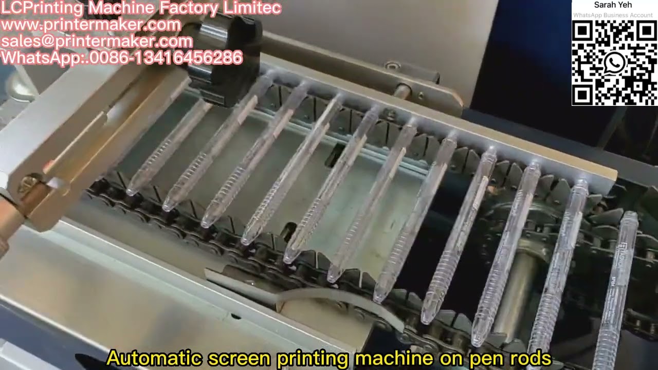 Pen tube automatic screen printing machines