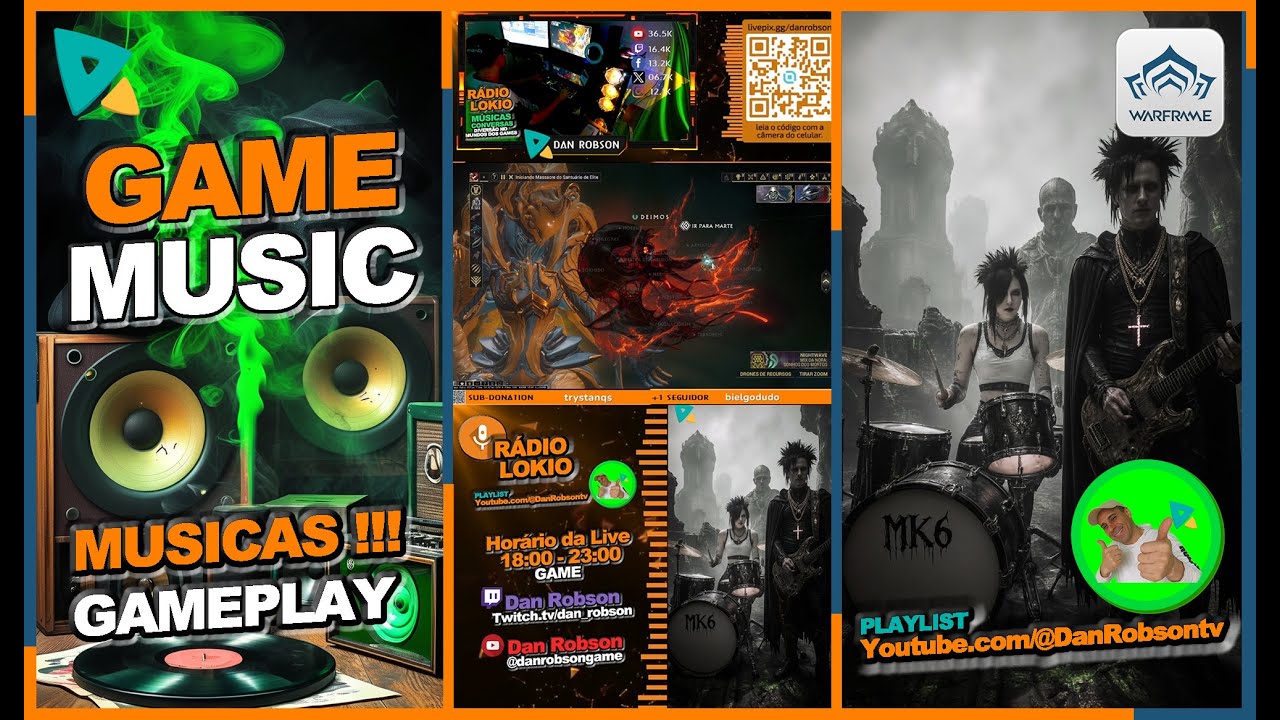 #Warframe - Game Music - Saryn Prime farmando Santu&aacute;rio Elite ao som (( NAMELESS VIGIL ))