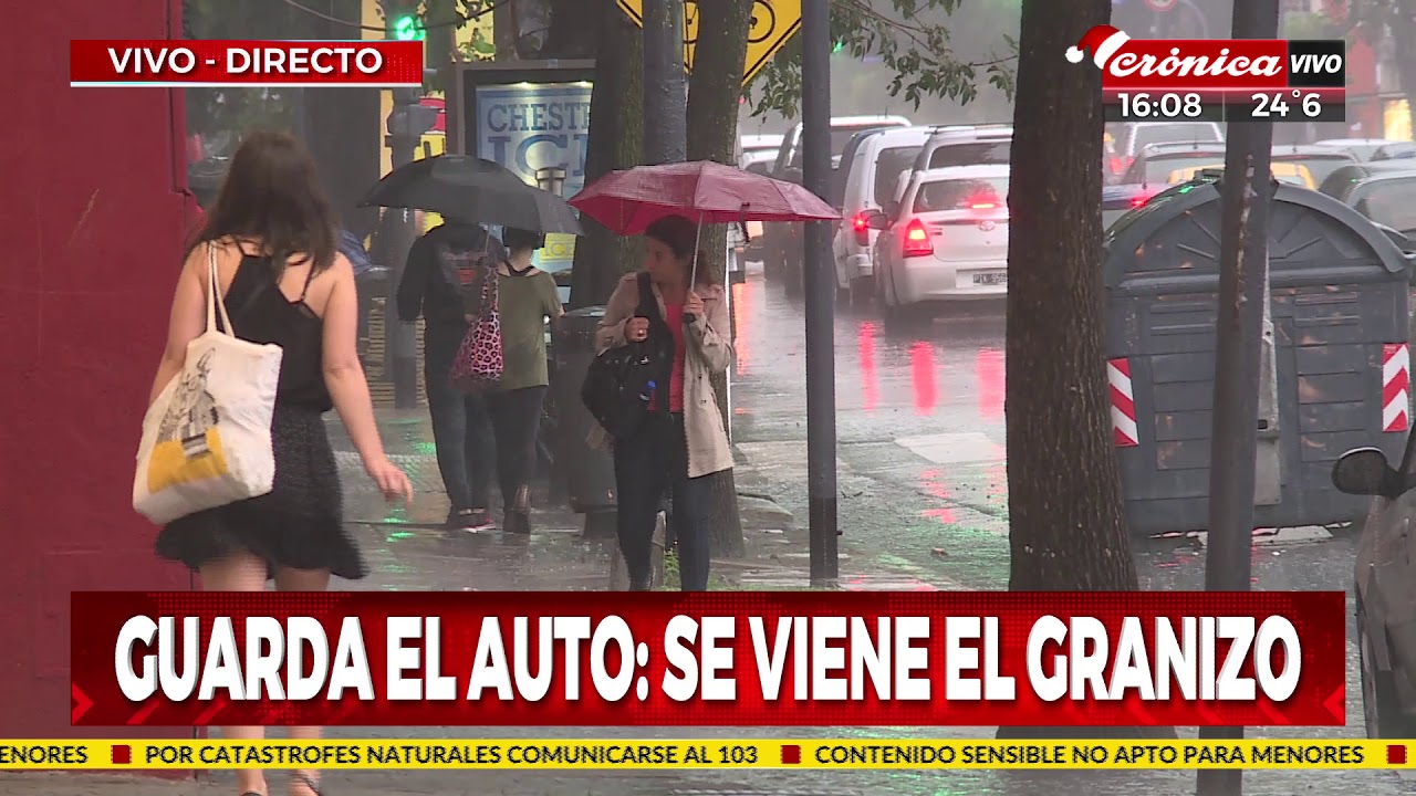 Fuertes tomentas en Capital y Gran Buenos Aires