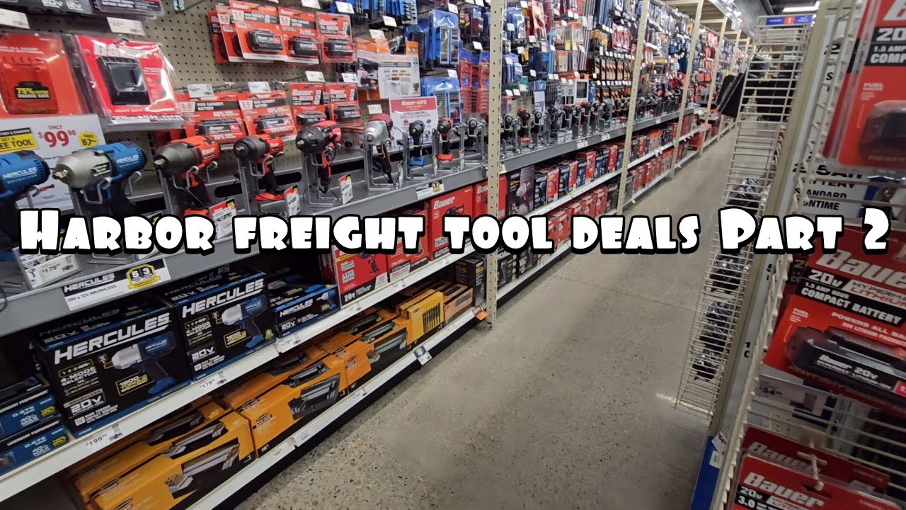 Harbor freight tool deals Part 2