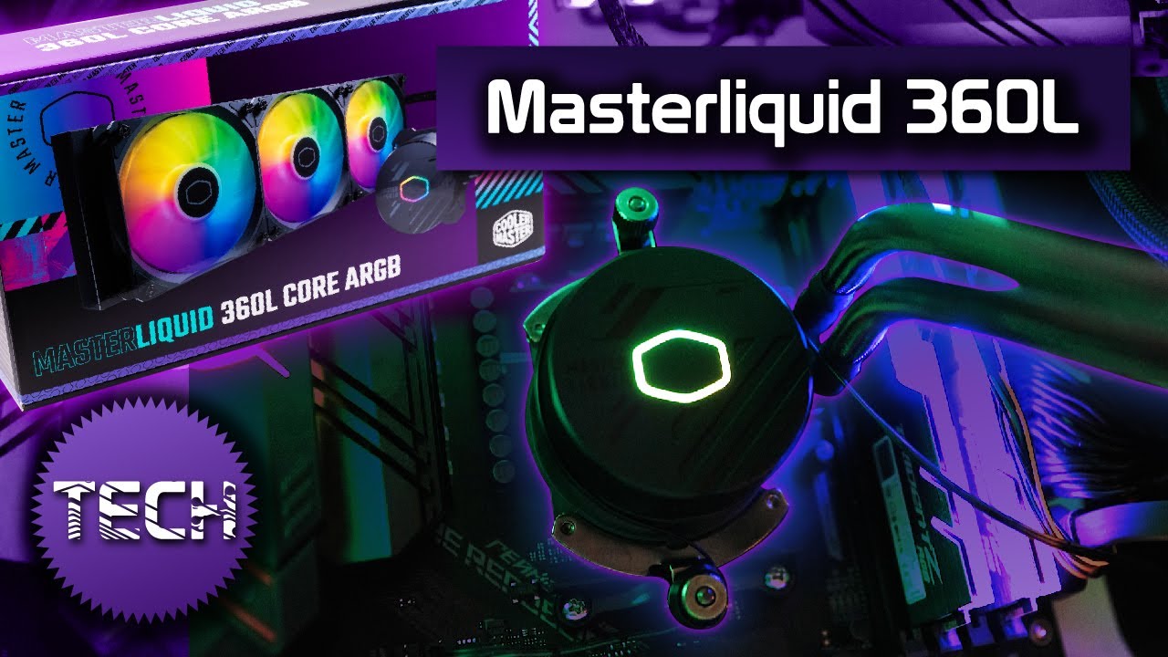 Обзор Cooler Master Masterliquid 360L Core ARGB — начните рассматривать покупку более мощного жид...