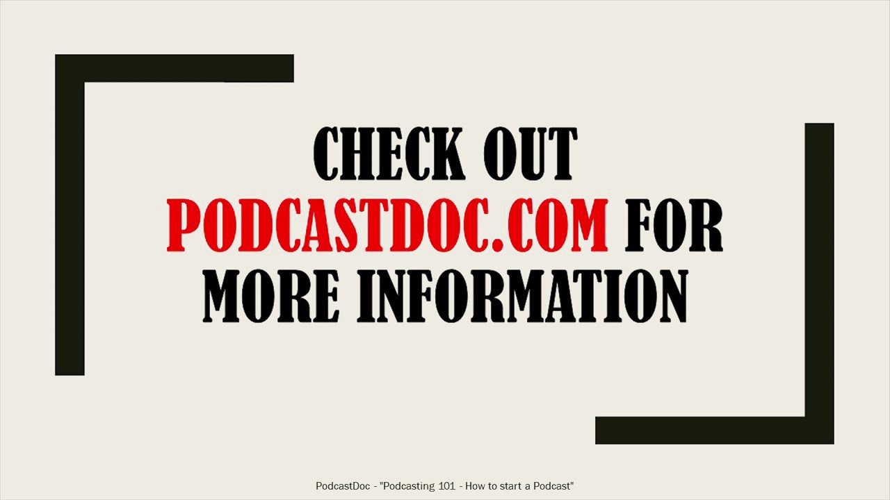 How to Start a Podcast - Summary - p13