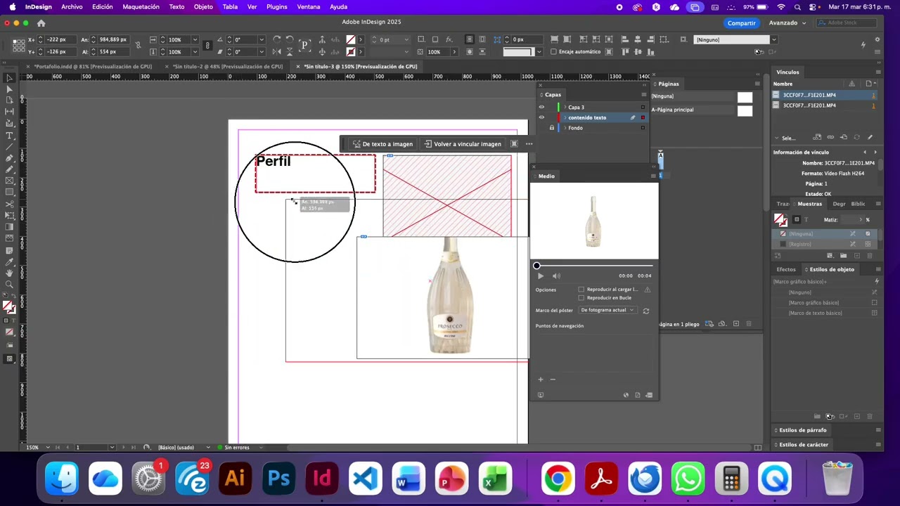 Pagina Interactiva indesign
