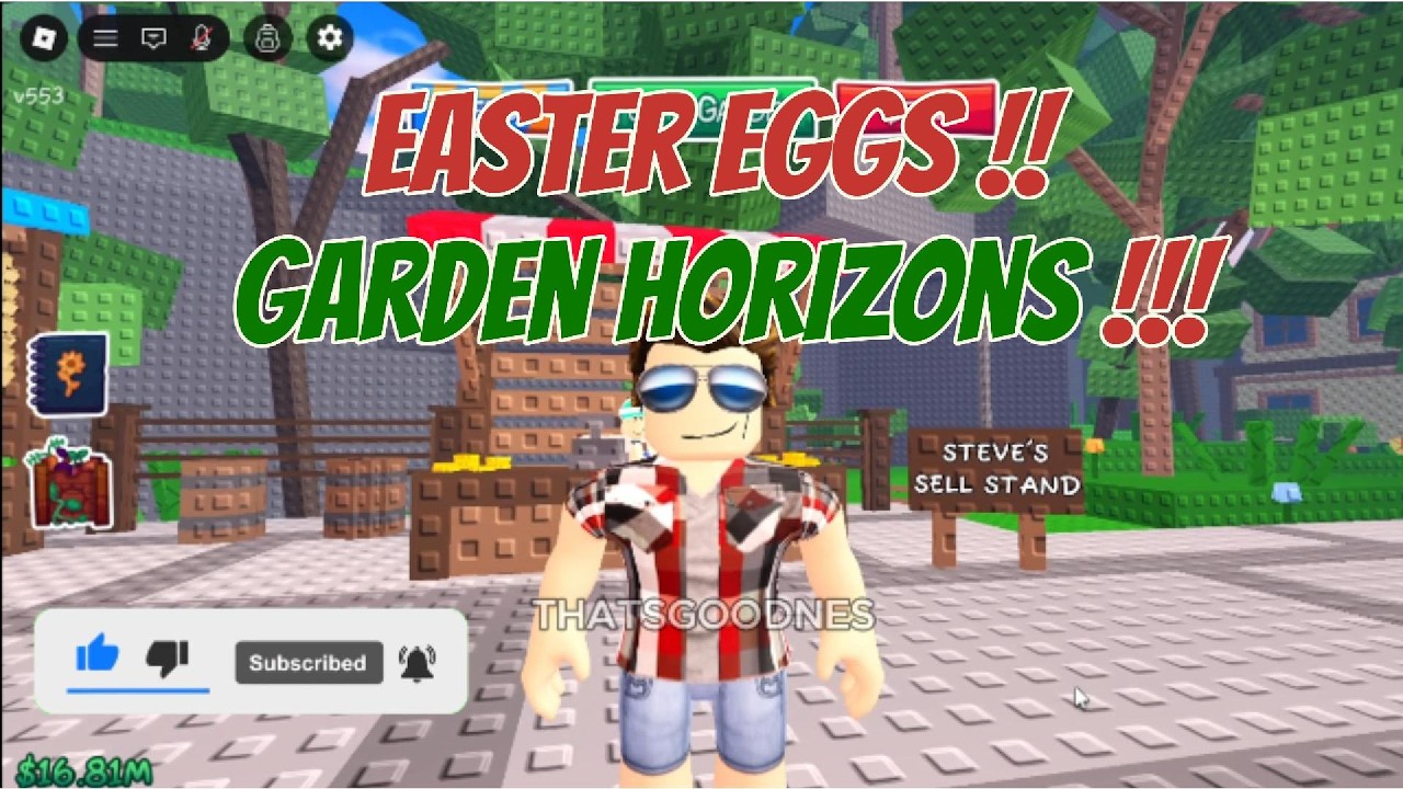 I FOUND A SECRET EASTER EGG IN GARDEN HORIZONS !!!! #roblox #gardenhorizons