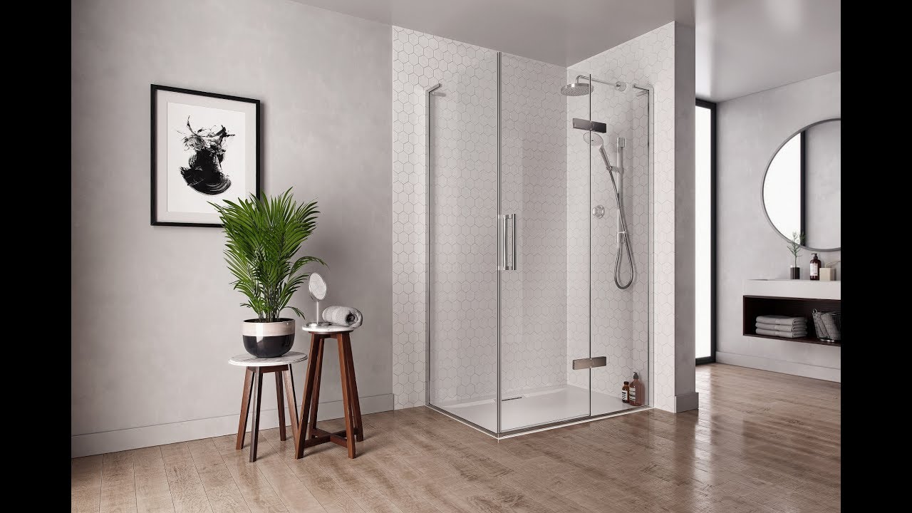 Mira Flight Level Shower Tray & Mira Ascend Shower Enclosure