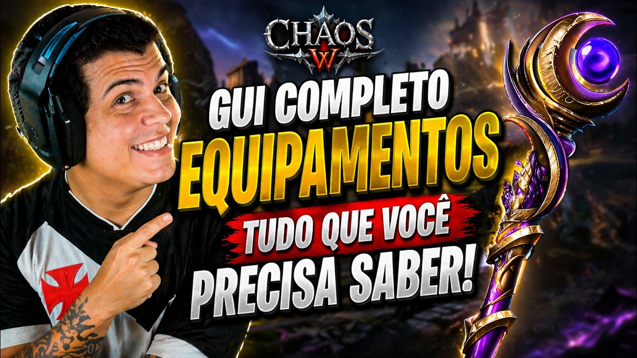VOC&Ecirc; EST&Aacute; ERRANDO NOS EQUIPAMENTOS DO CHAOS W! 😱 (GUIA COMPLETO)