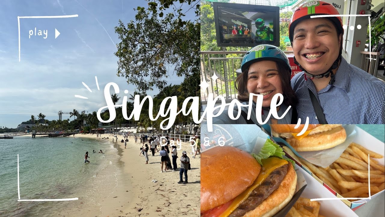 Anne & Dreico - First time SG - Johor Bahru via Bus DIY | Sky Ride & Luge | Changi Airport Slide