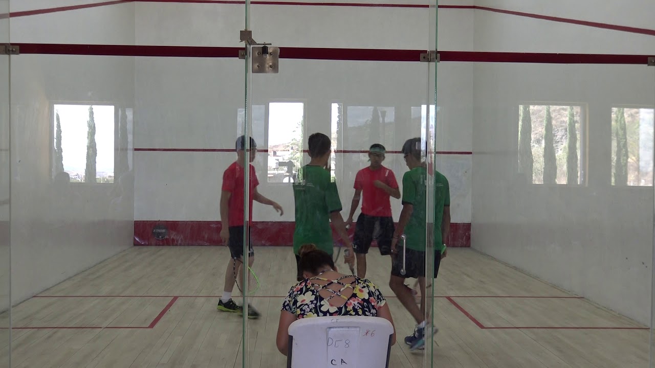 SQUASH ON 2019 DOBLES ALEX Y PERUCCI VS TLAXCALA 1 SET