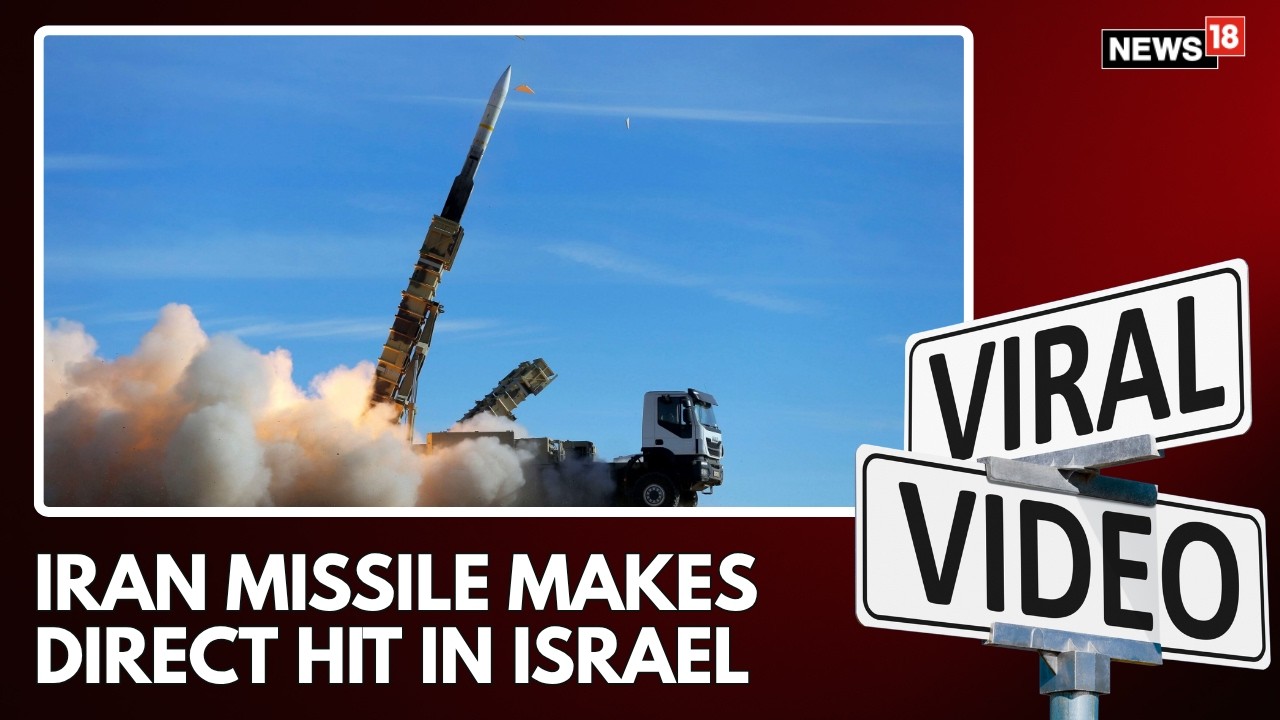 Iran Missile Strikes CENTRAL Israel &mdash; Direct Impact Caught on Camera! | Viral Video | News18