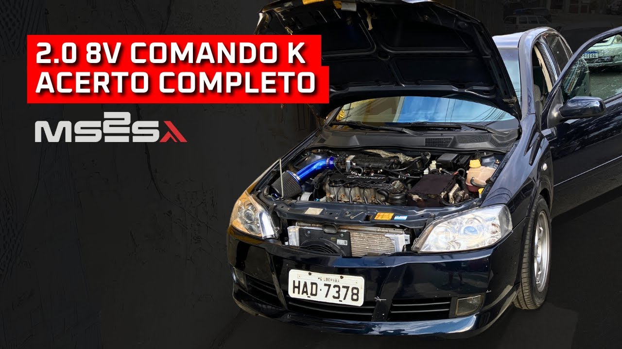 Astra 2.0 8V Comando K - Acerto completo no Dinamômetro - Megasquirt2 Stoich