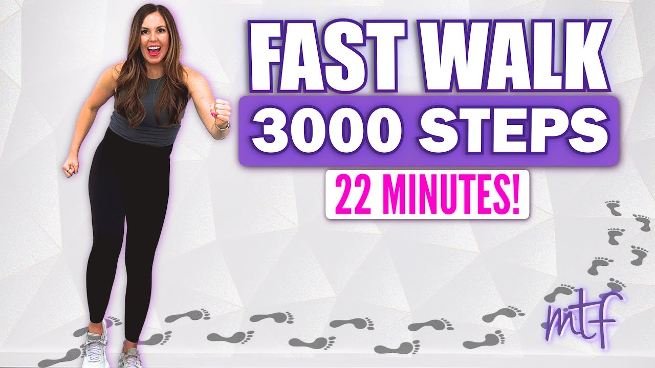 3000 STEPS FAST Walking Workout to Burn Fat | No Repeats LISS Cardio