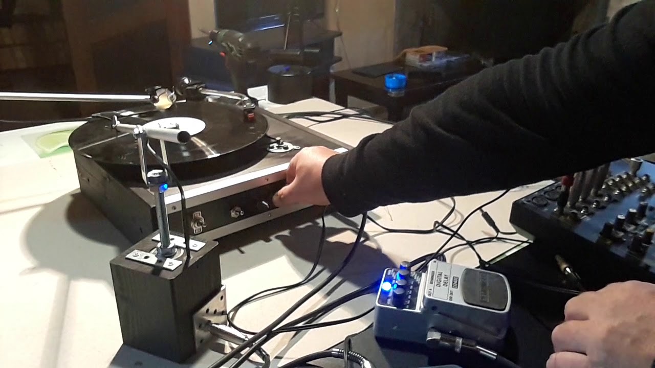 Prepared Turntable Test- HANDMADE INSTRUMENTS BY Massimo Olla