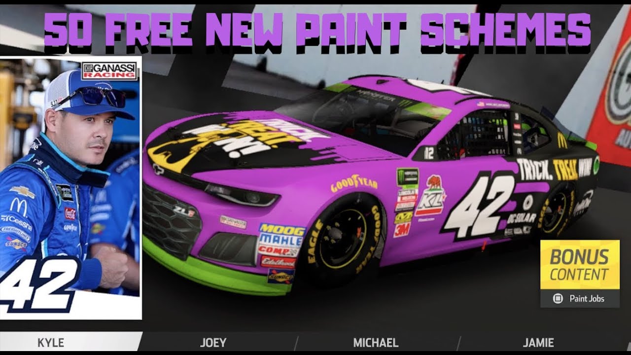 50 FREE NEW PAINT SCHEMES!! NASCAR Heat 3 December Update