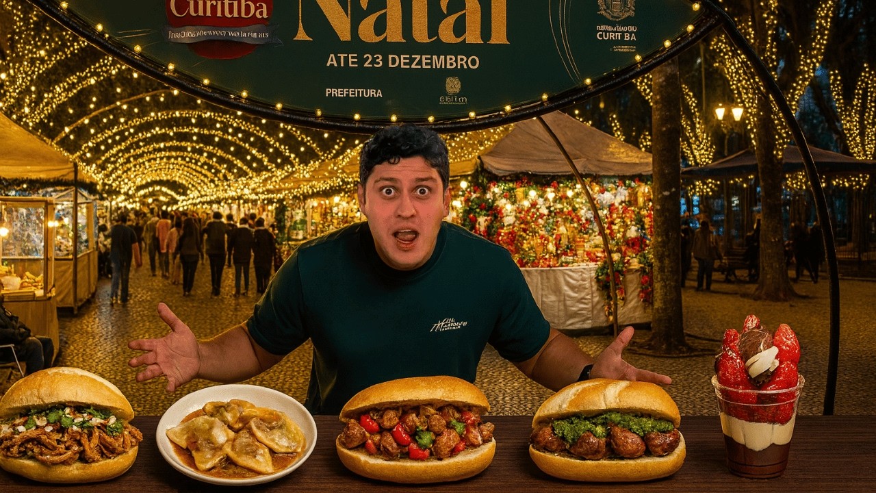 FIZEMOS UM TOUR GASTRONÔMICO NA FEIRA DE NATAL DA OSÓRIO