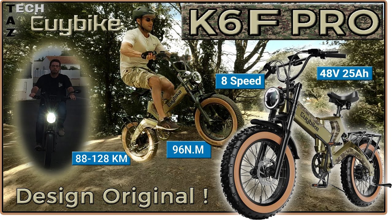 EUYBike K6 Pro (K6F) Vélo électrique - Puissant Légal & Original - Un TOP 2024 ! Bonne chance 😉