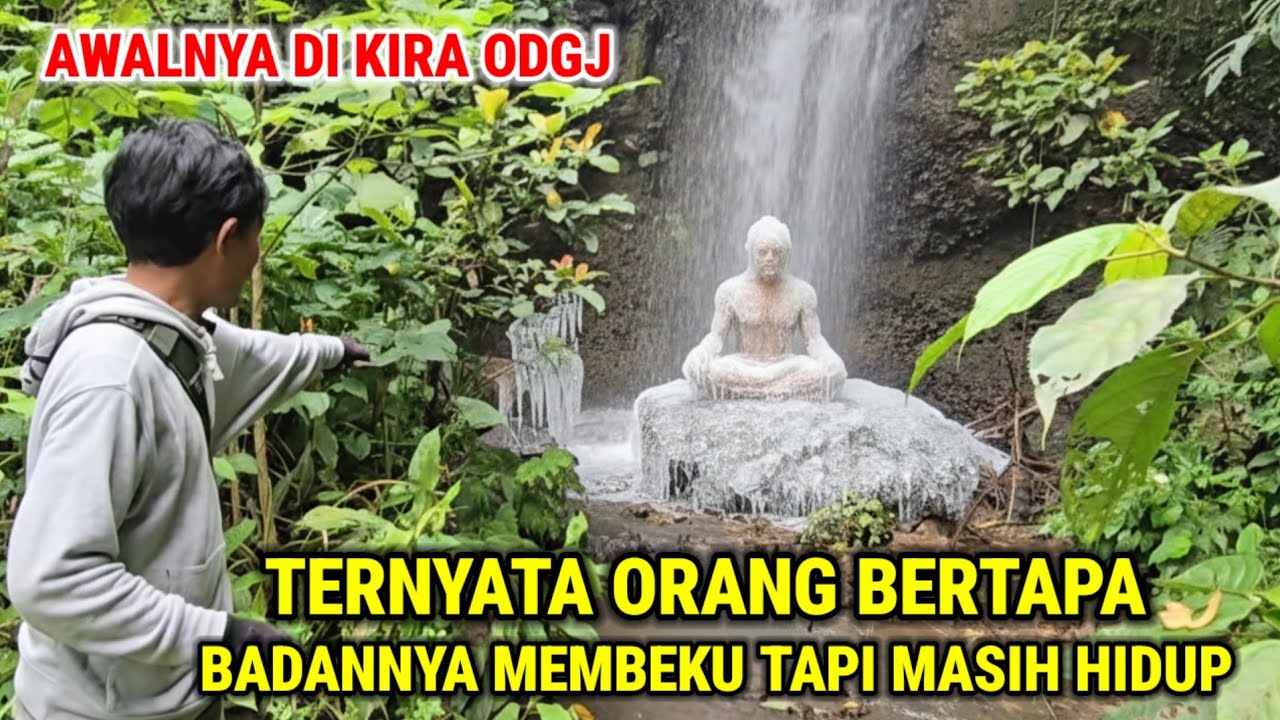 Viral !! Awalnya Dikira ODGJ Ternyata Orang Bertapa Sampai Badannya Membeku Tapi Masih Hidup 