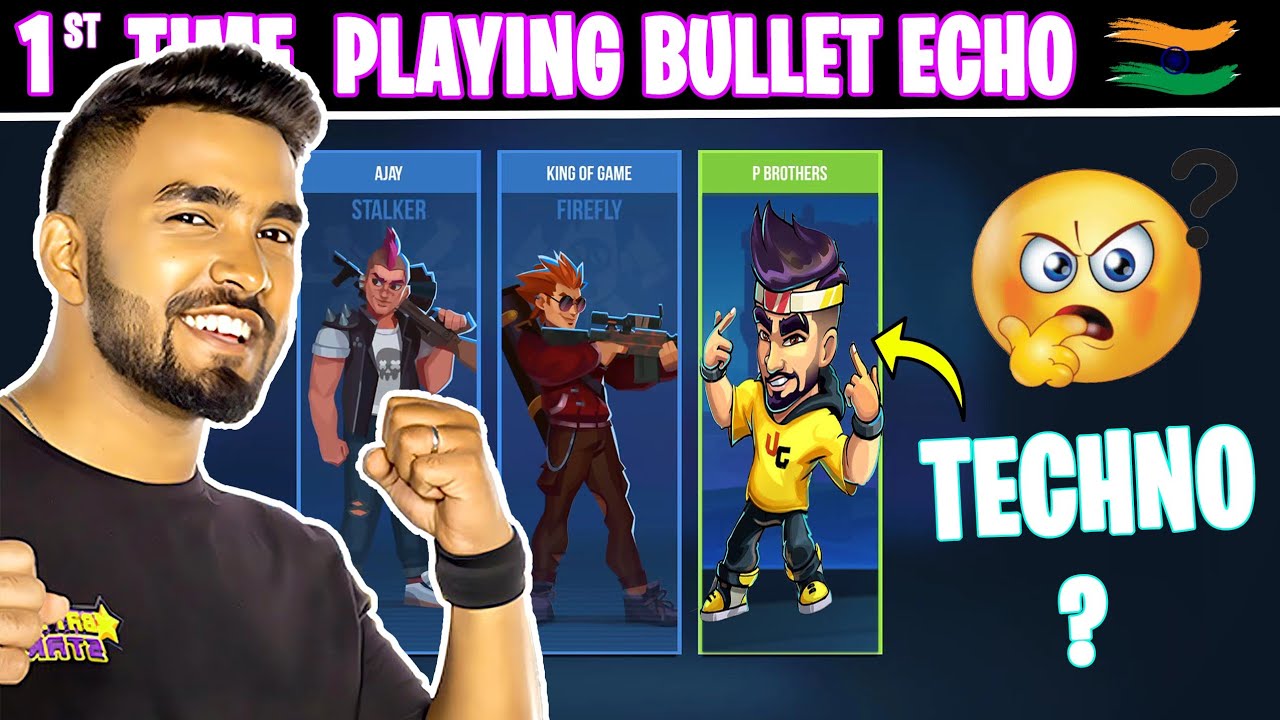 1st Time Playing Bullet Echo India😍 || Bullet Echo India Gameplay