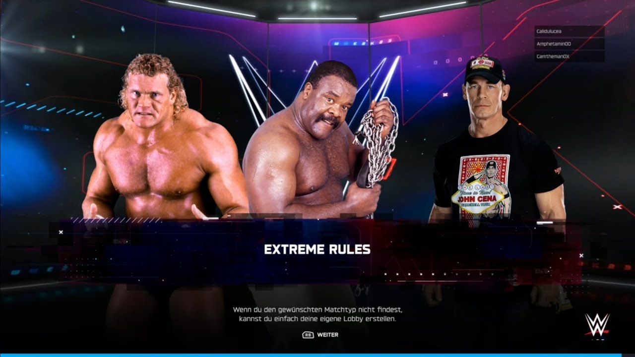 WWE2K25 - Sid Justice vs Junkyard Dog vs John Cena(WM41) (Pvp Triple Threat match Extreme Rules)