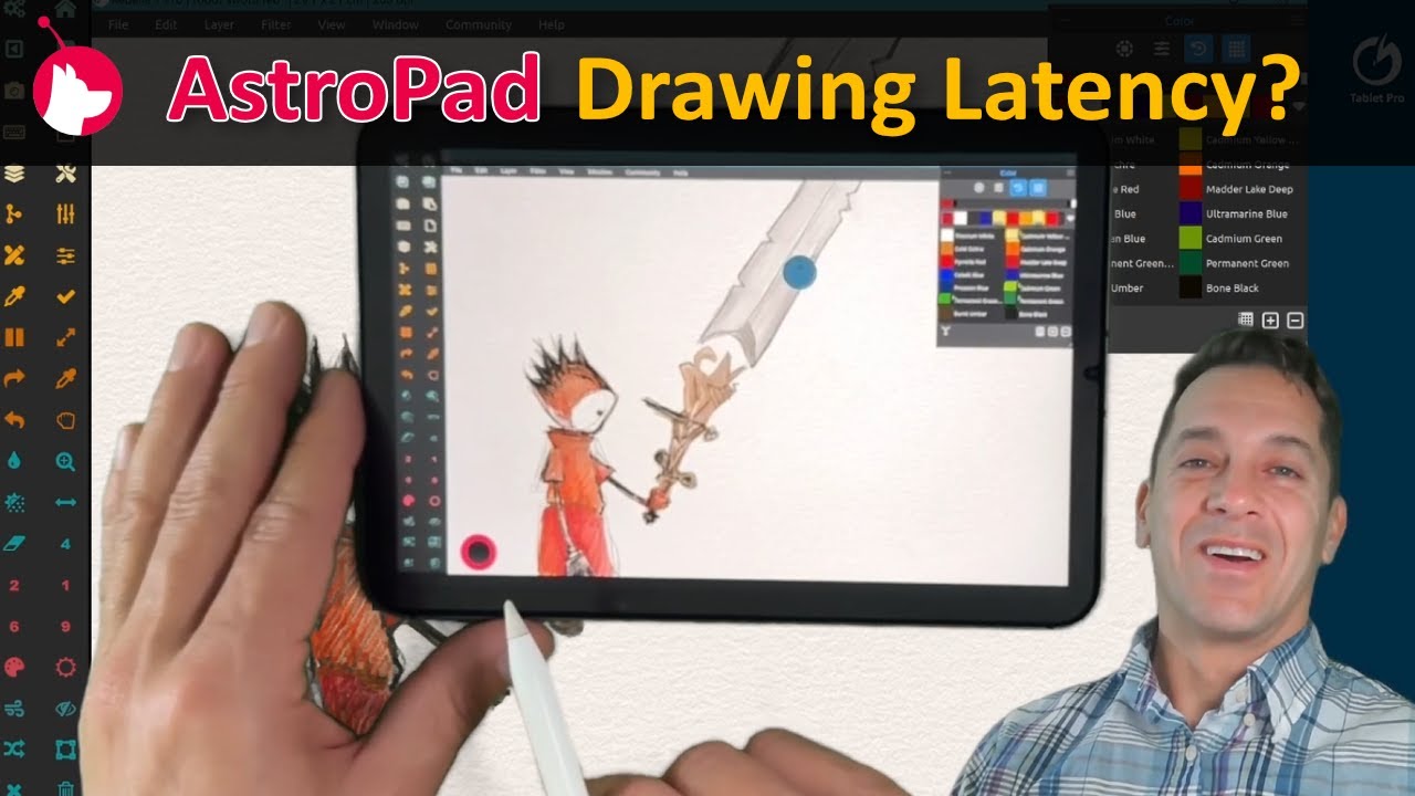 Zero Latency Drawing ✏️⚡: Astropad + Tablet Pro on iPad Mini - Best How to setup guide @astropadco
