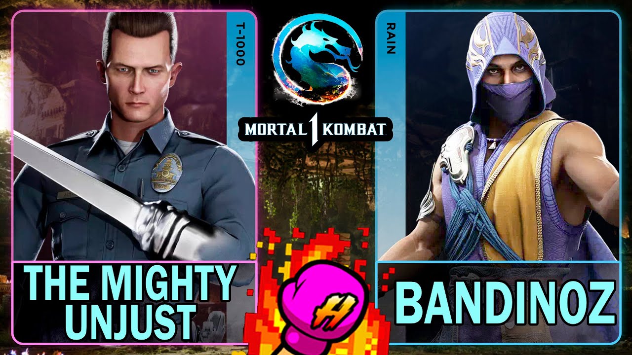 MK1 Могучий Несправедливый (Т-1000) против Бандиноза (ДОЖДЬ)🥊Mortal Kombat 1🥊4K 60ᶠᵖˢ