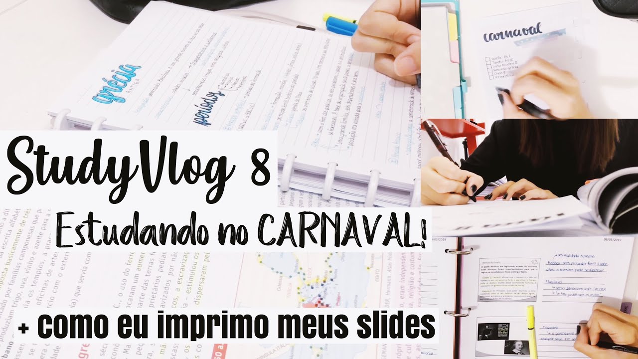 Estudando no carnaval!!! | StudyVlog 8 | Ana’s Studies