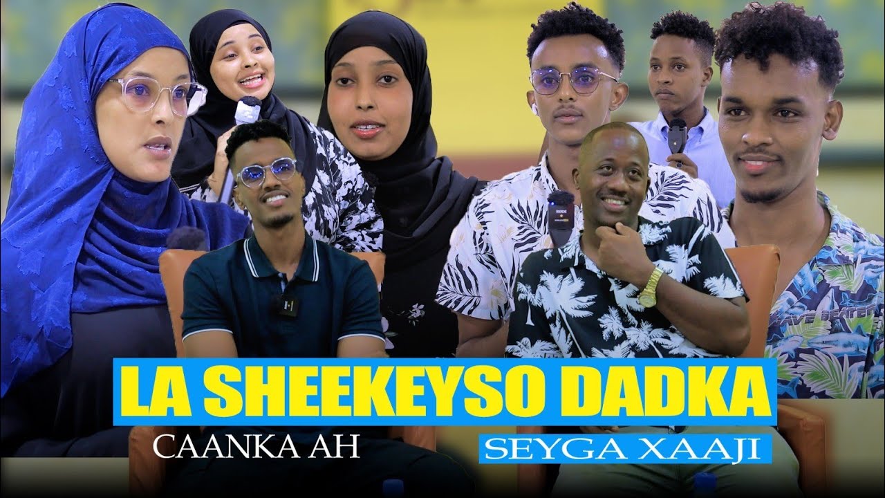 LA SHEEKEYSO QOFKA CAANKA AH WAXAA MARTI KU AH SAYGA XAAJI.MAXAA KALA QABSADAY ASIGA IYO TEAMKA....