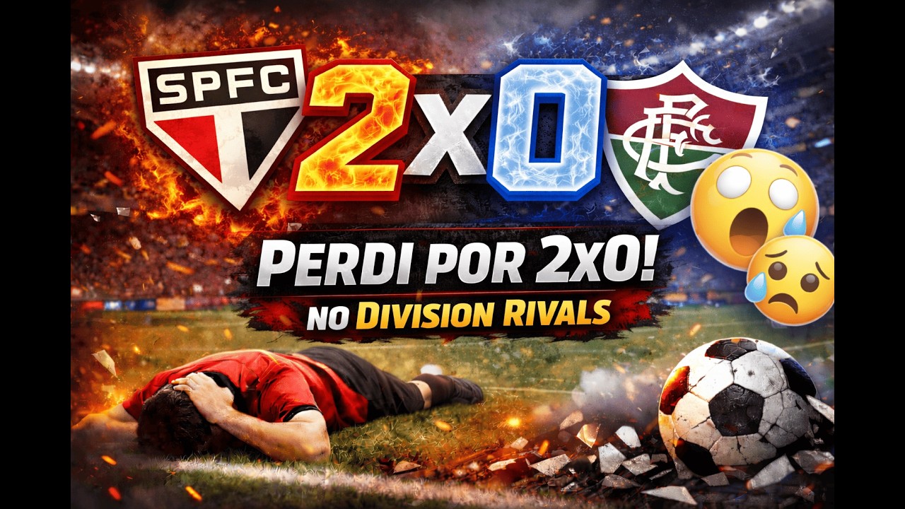 Nada encaixou… perdi por 2x0 😭