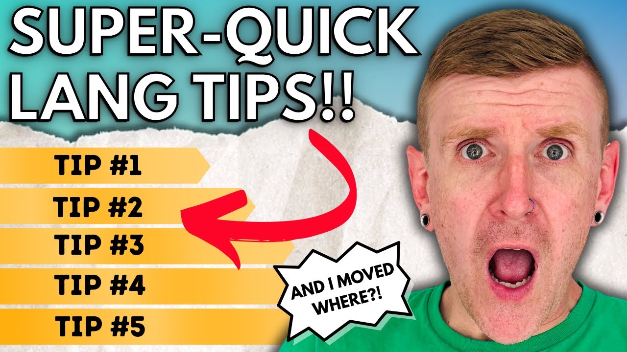 INSANELY QUICK TIPS for AP®* Lang, an Apology, + I MOVED?!?